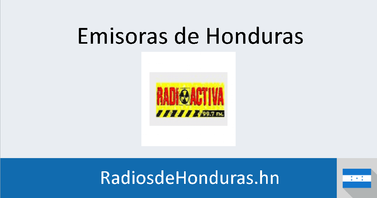 Radio Activa (San Pedro Sula) Emisoras de Honduras