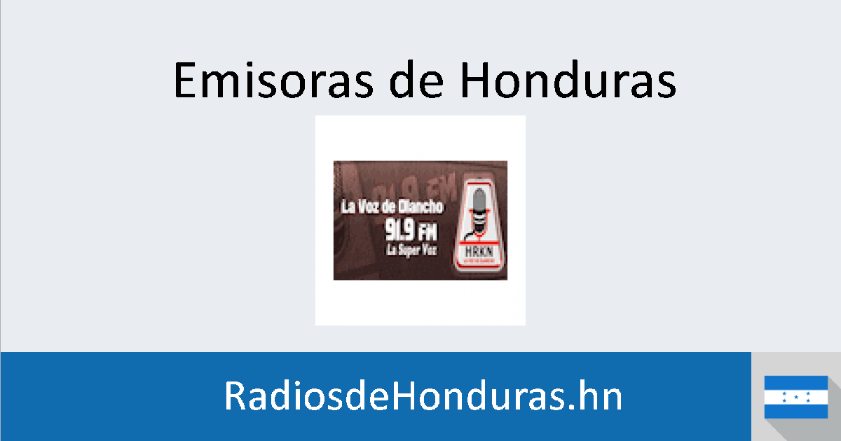 Radio La Voz de Olancho Emisoras de Honduras
