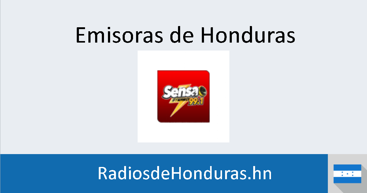 Sensa Stereo (Siguatepeque) Emisoras de Honduras